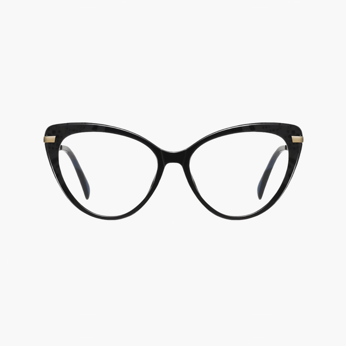 Ultra-lightweight TR90 frame with stylish cat-eye design. Supports prescription lenses. Fashion-forward yet minimalist elegance for contemporary eyewear enthusiasts.