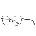 Women's oval cat eye glasses frames black