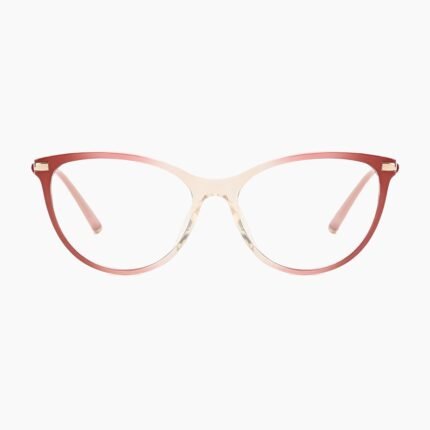 Blue light blocking prescription glasses in women's TR90 cat-eye frames, featuring retro full-frame design and protective lenses.