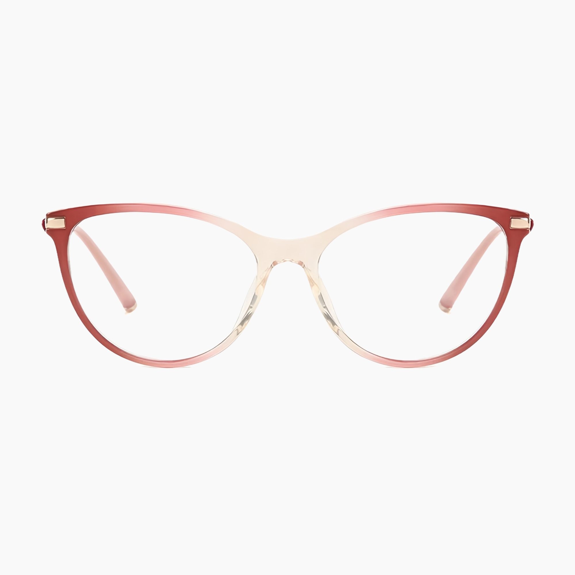 微信图片_20250916235150_866_11_副本 Blue light blocking prescription glasses in women's TR90 cat-eye frames, featuring retro full-frame design and protective lenses.