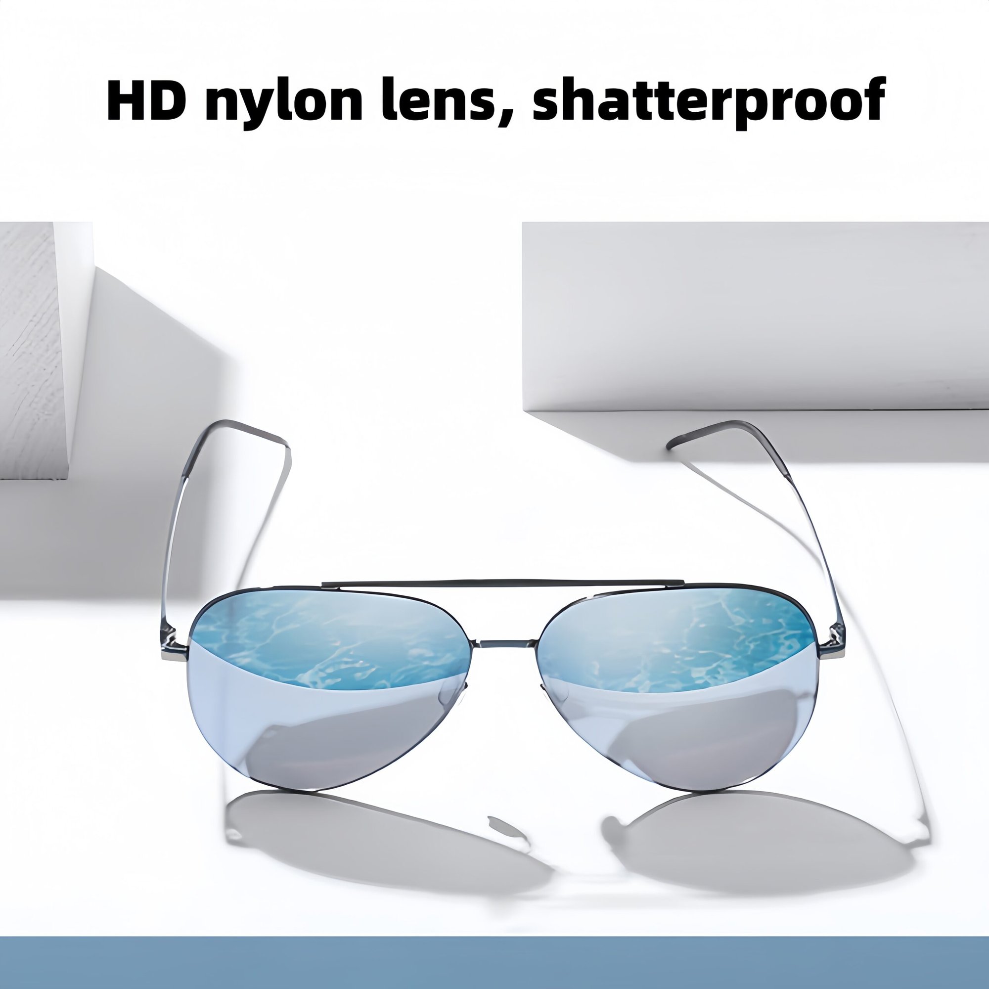 微信图片_20251003232855_1254_11_副本 Classic pilot sunglasses featuring impact-resistant nylon lenses and metal frames, offering better value than luxury brands for outdoor adventures.