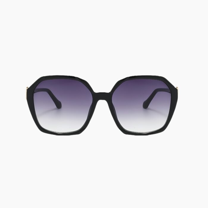 Women's retro elegant TR90 geometric sunglasses with full-frame UV protection and anti-glare technology for vintage style sunwear.