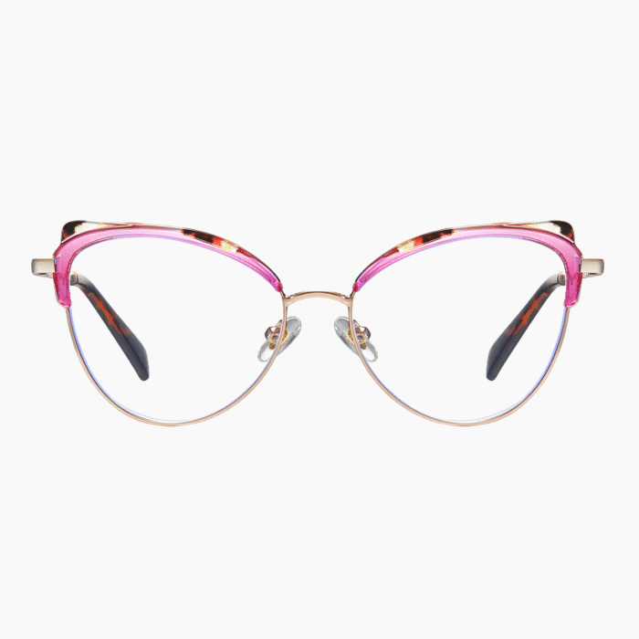 Cat eye glasses frame blue light blocking glasses