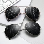 Porosity vision correction glasses pilot oval myopia
