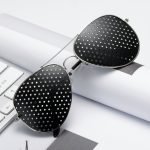 Porosity vision correction glasses pilot oval
