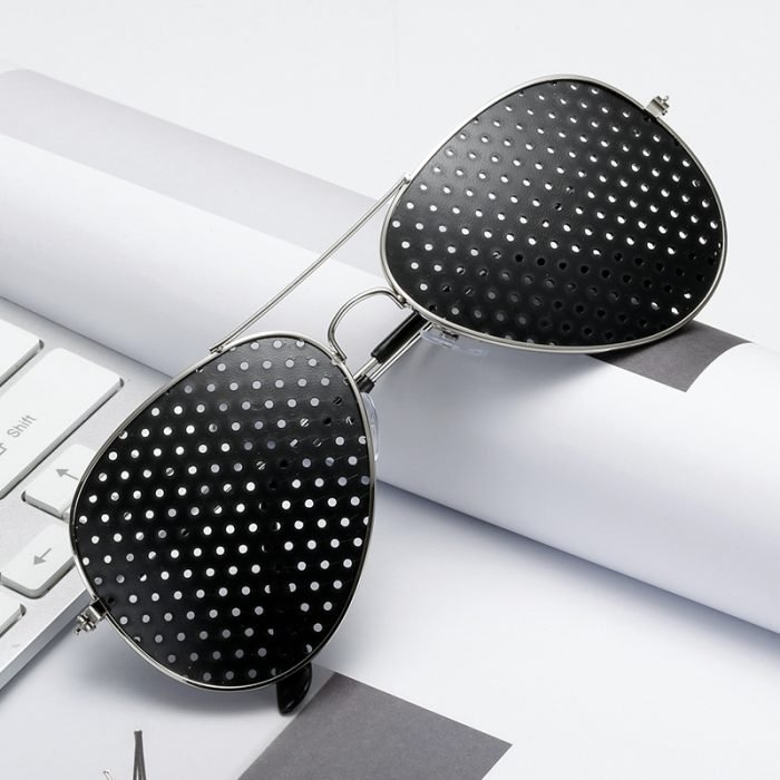 Porosity vision correction glasses pilot oval