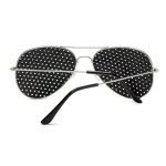 Porosity vision correction glasses pilot oval