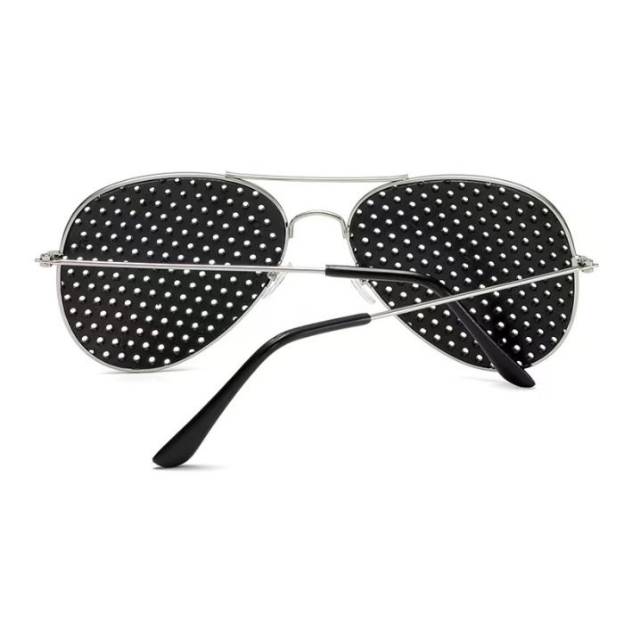 Porosity vision correction glasses pilot oval