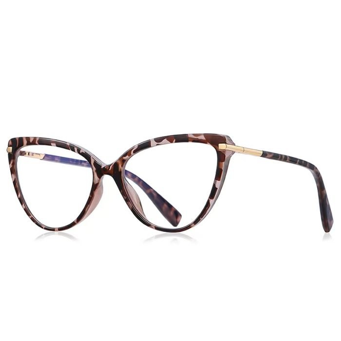 Best Mother's Day Gift Idea: High quality cat eye tortoiseshell frame for driving and vacation, customizable lenses. Lightweight and comfortable, with UV400 protection.