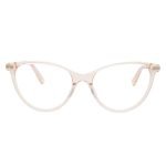 The ultra light cat eye glasses weigh only 15 ounces, with a TR90 transparent and exquisite design frame and nose pad, providing all day comfort.