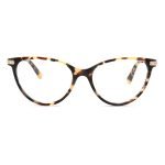 Blue light blocking cat eye computer glasses - clear stylishtortoiseshell color frames with premium lens technology reducing digital eye strain from screens.