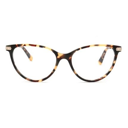 Blue light blocking cat eye computer glasses - clear stylishtortoiseshell color frames with premium lens technology reducing digital eye strain from screens.
