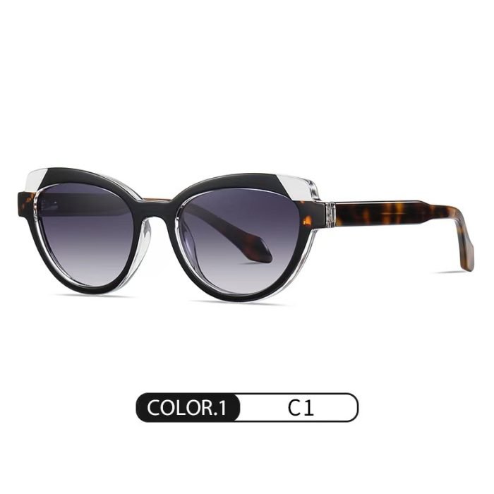 High quality black framed hawksbill leg sunglasses with polarized lenses and UV protection. Both men and women can wear it on a daily basis.