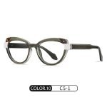 Polarized lenses for women's sunglasses. Green frame UV400 protection provides daily UV protection for women, especially in driving and cycling scenarios