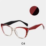 Retro cat eye frame suitable for nearsighted women - supports online customization of prescription lenses, a face shaping frame that balances workplace commuting and daily fashion