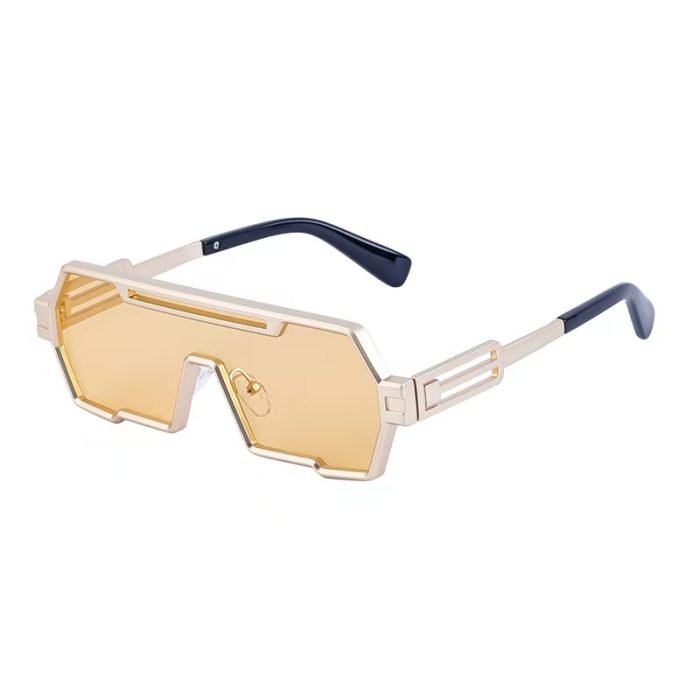 Steampunk Festival Sunglasses with UV400 Protection. Lightweight metal frame design, suitable for men and women role-playing activities and Renaissance,AC anti-explosion lenses.