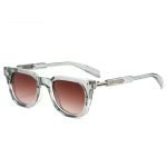 Blue light blocking brown sunglasses transparent frame. Reduce eye fatigue caused by UV