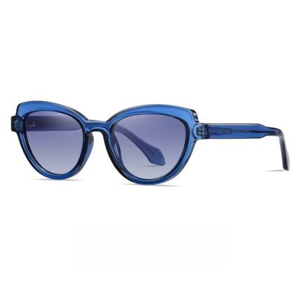 Retro cat-eye sunglasses with lightweight TR90 frames, polarized protection, and UV400 blocking for women.