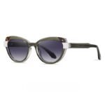 Polarized cat-eye sunglasses with TR90 construction, UV400 protection, and retro design for women.