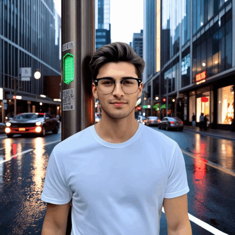 Black smart glasses with custom blue light blocking lenses, suitable for listening to music, chatting with friends and parties, enjoy the fun of technology in creative gifts