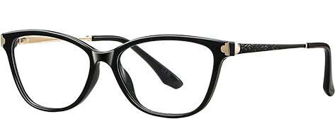 Cat eye glasses frames wheel chart, for display only, not specific.