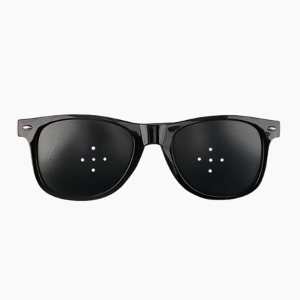 Pinhole glasses to relieve pressure when eyesight fatigue, auxiliary vision correction