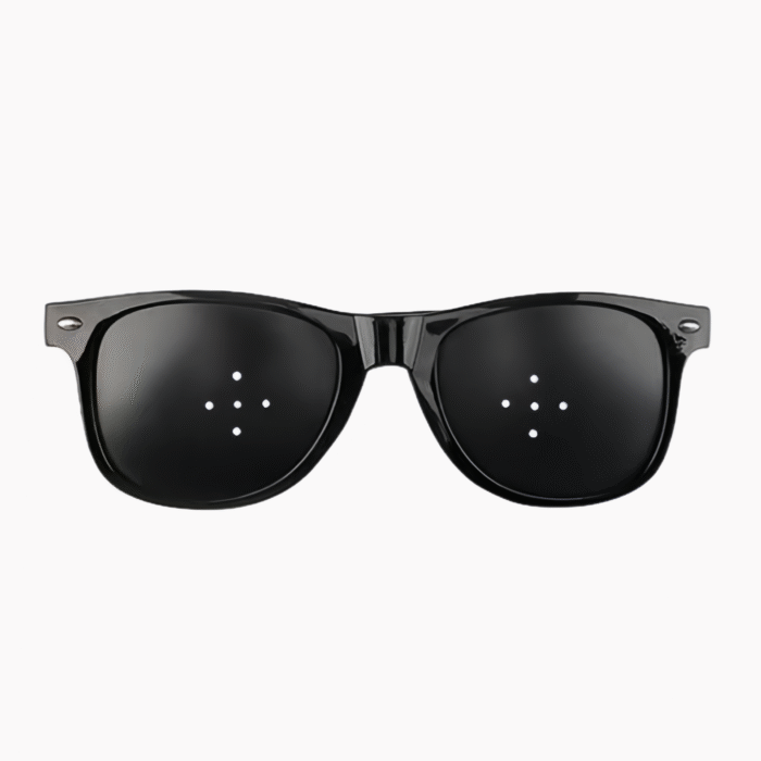 Pinhole glasses to relieve pressure when eyesight fatigue, auxiliary vision correction