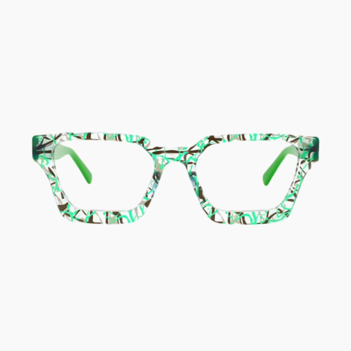 333333 Women's retro square TR90 full-frame prescription glasses with blue light blocking technology and vintage-inspired design for eye comfort.