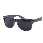 Portable 3-hole vision training glasses in black color, suitable for 5 minutes of training anywhere. 3-5 times a day, can physically visual fatigue. This is physical correction, not medication, it is only auxiliary.