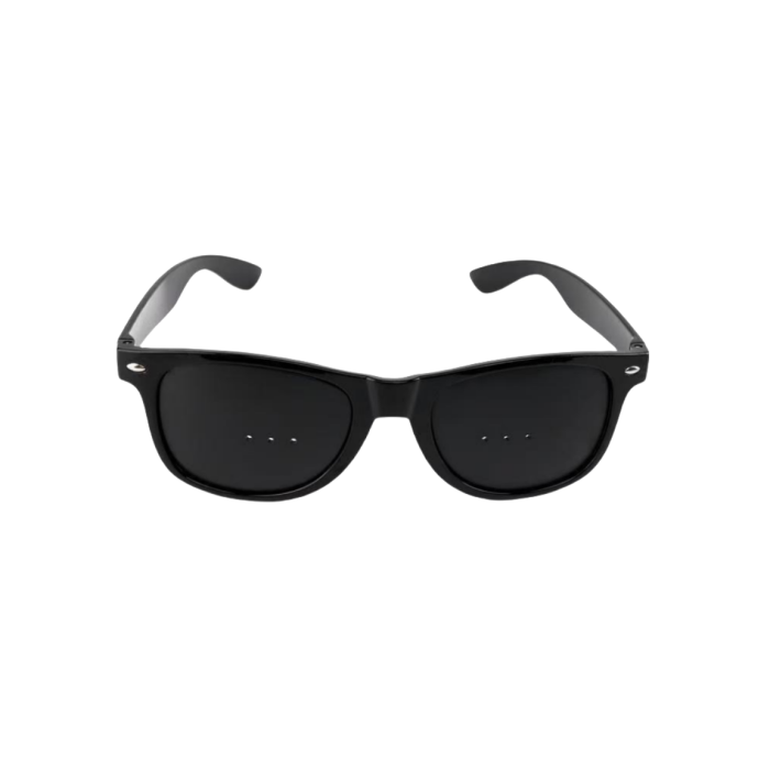 Three-hole vision correction glasses - small hole imaging technology, suitable for teenagers to learn to reduce visual fatigue. Prescription-free lens or surgery vision training glasses
