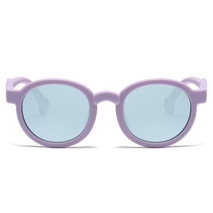 Silicone kids sunglasses with category 3 TAc lenses - soft TPEE frame and nose pads for beach play. UV400 protection with comfortable, flexible fit.