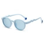 Children's travel sunglasses with category 3 protection - soft silicone frame and TAc lenses reduce glare during road trips and family vacations.