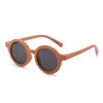 Stylish toddler sunglasses with geometric designs - polarized category 3 TAC lenses in soft TPEE frames for fashionable sun protection.