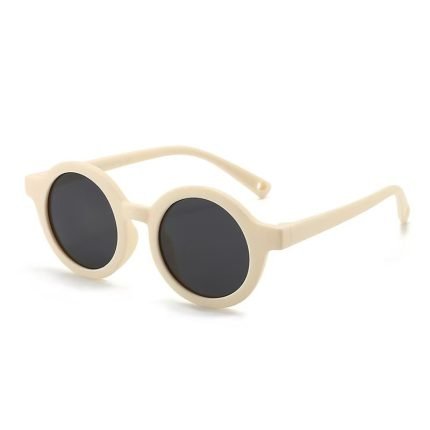 Kids geometric sunglasses with polarized TAC lenses - category 3 protection in soft TPEE frames for playground visits and backyard exploration.