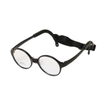 Kids prescription glasses with colorful TR90 frames - oval design with soft nose pads and clear AC lenses for homework and reading sessions.