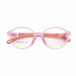 Flexible kids athletic glasses with prescription AC lenses - durable TR90 frames and secure fit for soccer, basketball, and active movement.