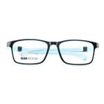 Colorful kids square glasses with custom prescription lenses - soft silicone nose pads and flexible TR90 frames for comfortable all-day classroom wear.