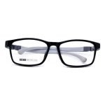 Kids custom prescription glasses in bright colors - square TR90 frames with cloud-soft nose pads for focused homework and reading time.