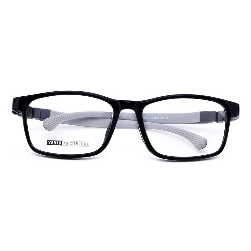 微信图片_20250810081454 Kids custom prescription glasses in bright colors - square TR90 frames with cloud-soft nose pads for focused homework and reading time.