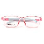Hypoallergenic kids glasses with ultra-soft nose pads - colorful TR90+silicone frames and custom prescription lenses for irritation-free wear.