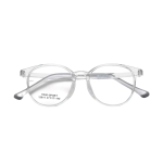 Campus popular circular transparent silicone nose pads for eyeglass frames, customized for school prescriptions, with blue light filtering and UV protection functions, for reading purposes.
