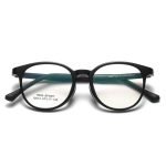 Adjustable kids round glasses - 10g TR90 frames with soft nose pads fit growing faces. Custom prescription lenses available.