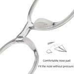 Prescription customizable lenses, frame details for children's reading anti blue light myopia glasses
