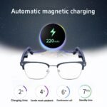 AI smart glasses 2025 new model - supports voice calls, Bluetooth audio, suitable for smart living and mobile office, wearable driving, cycling, listening to music, prescription can be customized