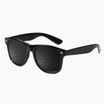 5-hole design glasses reduce eye strain and support vision correction. Unbreakable plastic frame, ultra-lightweight. For students and adults. Simple elegant style for home and classroom.