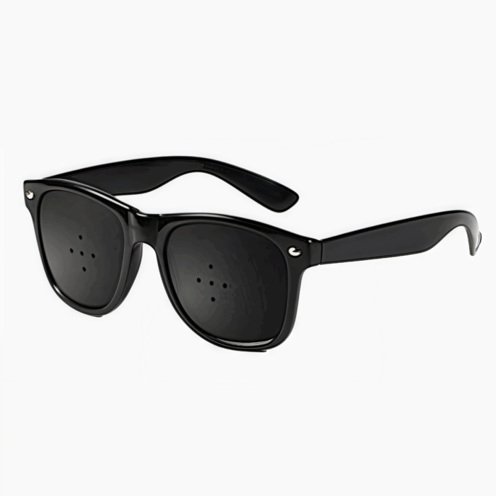 5-hole design glasses reduce eye strain and support vision correction. Unbreakable plastic frame, ultra-lightweight. For students and adults. Simple elegant style for home and classroom.