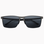Classic unisex polarized sunglasses with metal frame. Features anti-glare nylon lenses & full UV protection for cycling, travel, and everyday casual wear.