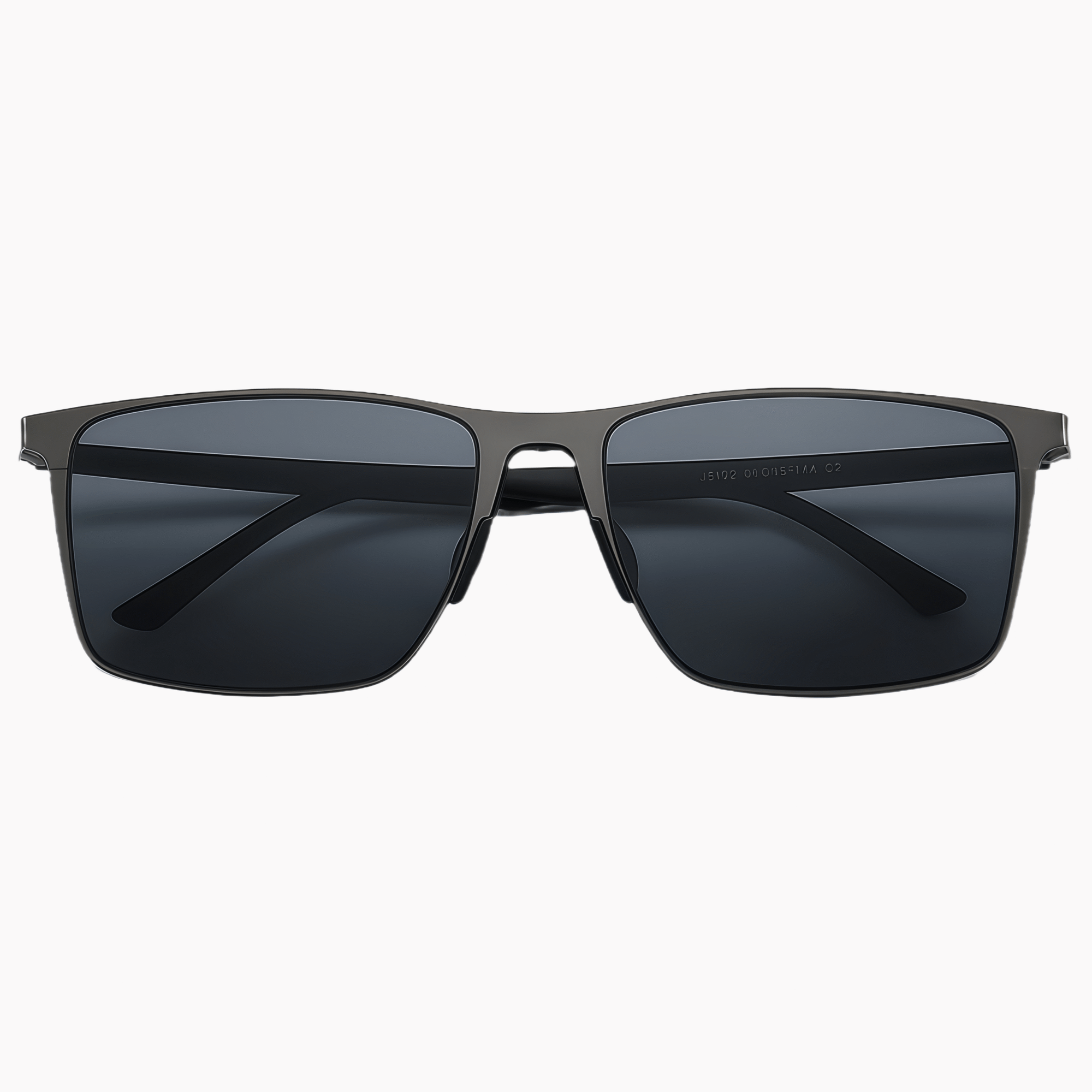 0000000 Classic unisex polarized sunglasses with metal frame. Features anti-glare nylon lenses & full UV protection for cycling, travel, and everyday casual wear.