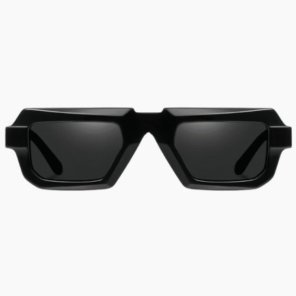 VisionWorld unisex thick-frame square sunglasses with polarized lenses, UV400 protection & anti-glare technology in luxury retro style.