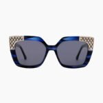 Versatile square acetate sunglasses with prescription-ready polarized lenses, designed for driving comfort and visual clarity with style.